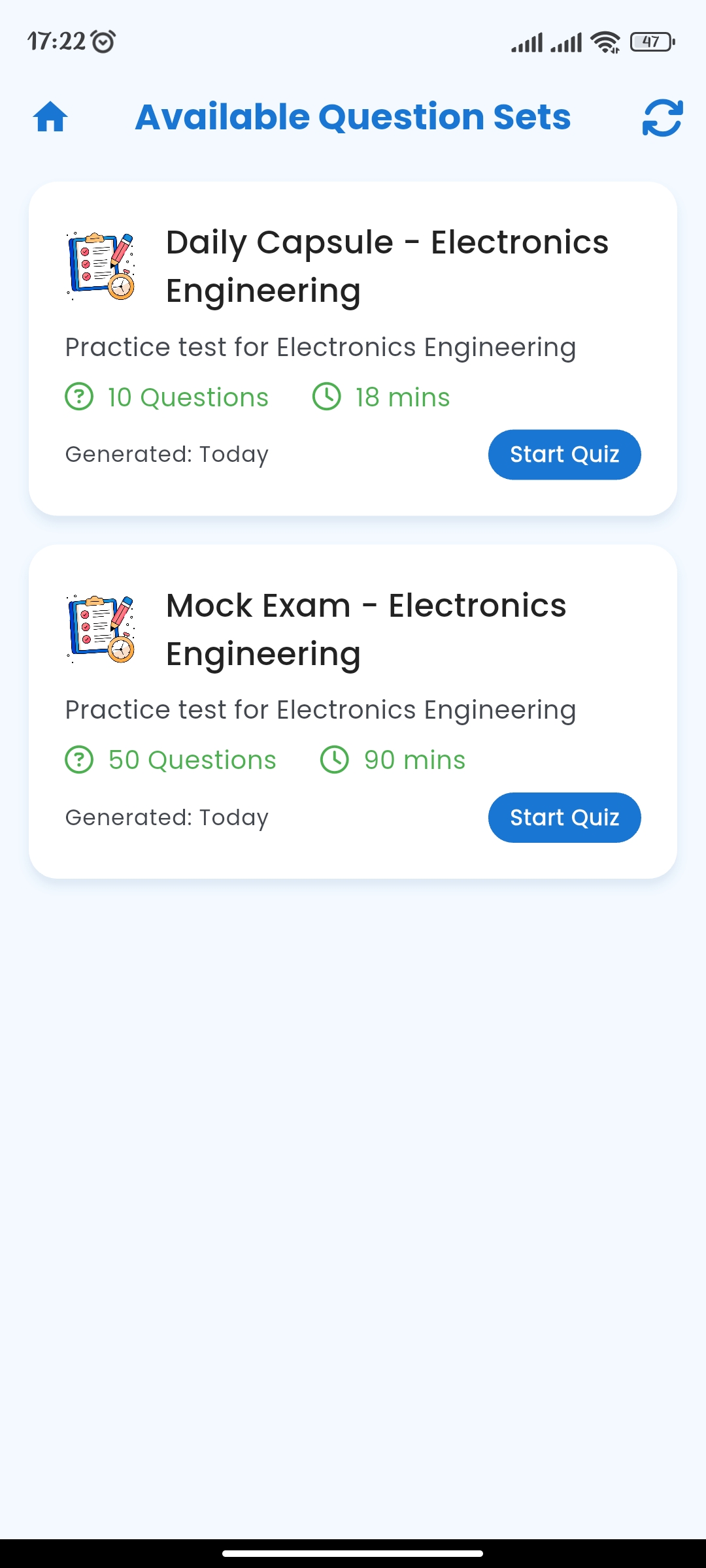 Daily Mock Exam and Capsule